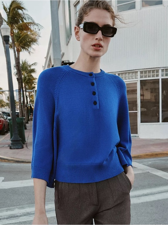 Zara Tops - 🆕 Zara Wide Sleeve Knit Jumper